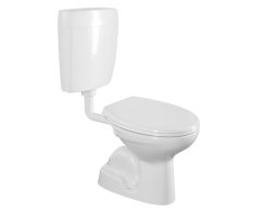 Creavit Wc Kombi, Dvojtlačítko 4,5/6l, Spodní Odpad, Bílá