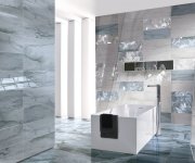 Obklad jako mramor Brennero Venus Blu 25x75 - modrá