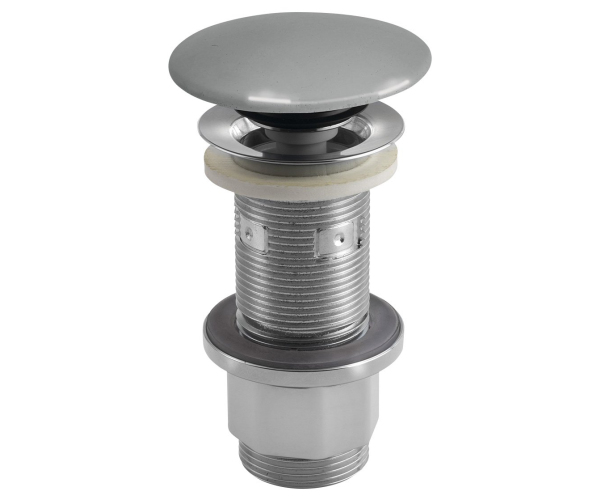 Sapho Umyvadlová Výpust 5/4“, Click-clack, Betonová Zátka, 10-80mm, šedá Pololesk