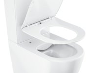 WC kombi Optima RimOff set, včetně sedátka SoftClose - WC kombi Optima RimOff set, vario odpad, bílá X01870