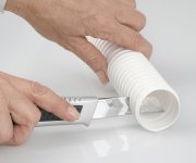 Bruckner Flexy Ohebná Propojovací Trubka, L-80cm, Rovné 40/40mm