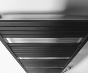 Aqualine Tondi-e Elektrické Otopné Těleso Rovné 600x1330 Mm, 600 W, černá Mat