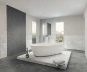 Dlažba jako kámen La Fenice Saturn Dyone Black 30x60 Rett. - antracitová