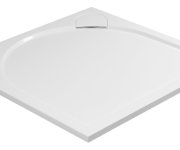 Gelco Larca Sprchová Vanička Z Litého Mramoru, čtverec 90x90cm, Bílá