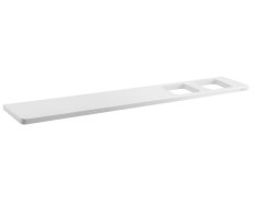 Sapho Abeline Polička Rockstone 600mm, 2x Otvor, Bílá Mat