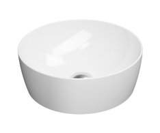 Gsi Nubes Keramické Umyvadlo Na Desku Průměr 40cm, Bílá Extraglaze