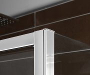 Polysan Deep Sprchové Dveře 1400x1650mm, čiré Sklo