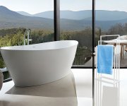 Aqualine Stojan Na Ručníky 450x860x210mm, Bílá Mat