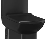 Creavit Lara Wc Sedátko, Slim, Soft Close, černá Mat