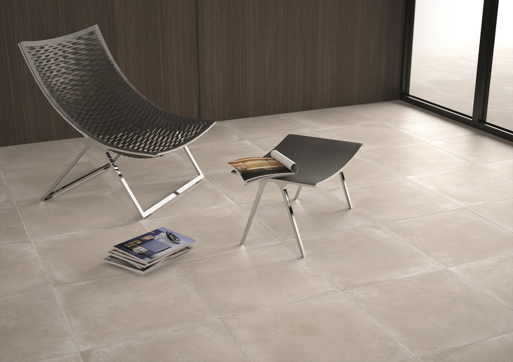 Realizace Keramická dlažba IMITACE BETONU Cerpa Beton