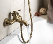 Sapho Versi Nástěnná Vanová Baterie, Bronz