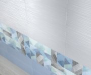 Vzorovaný dekor Polis Levante Listello Dream Azzurro 3,7x60 - modrá