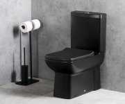 Creavit Lara Wc Kombi, Spodní/zadní Odpad, černá Mat