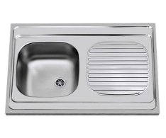 Dřez Clp-a 800, Matný Povrch, Tloušťka 0,5 Mm, Včetně Sifonu (rd0011110) A 6/4" Odpa