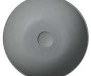 Sapho Formigo Betonové Umyvadlo Na Desku, ø 39cm, šedá Mat