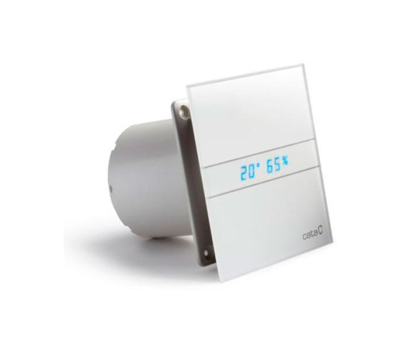 Cata E-120 Gth Koupelnový Ventilátor Axiální S Automatem, 6w/11w, Potrubí 120mm, Bílá