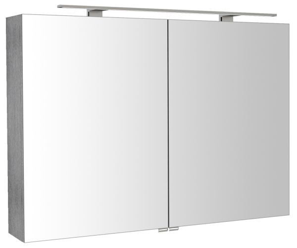 Sapho Riwa Galerka S Led Osvětlením, 101x70x17cm, Dub Stříbrný