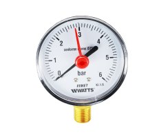 Klum Tlakoměr 63 Mm, 0 - 6bar, Spodní Vývod 1/4"