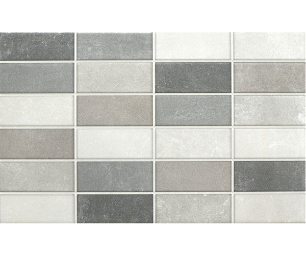 Mozaika jako beton Alaplana Assen Mosaic 25x40 Matt. - šedá