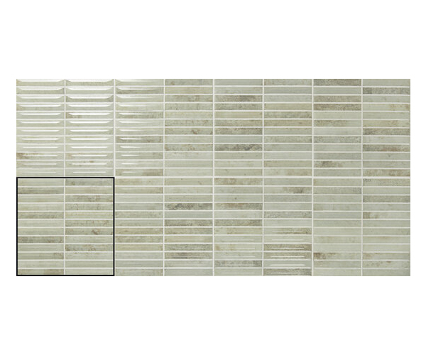 Obklad jako kov APE Moonstone Incision Sage 20x20 - stříbrná