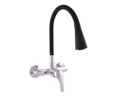 SÁZAVA - Umyvadlová/dřezová baterie s flexibilním ramínkem Chrom 100 mm SA002.0/13