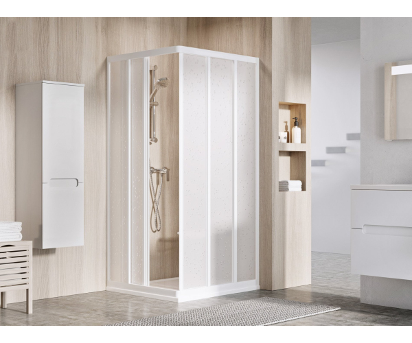 Sprchový kout Supernova ASRV3+ASRV3 - ASRV3 80 198, bílá+pearl