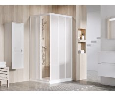 Sprchový kout Supernova ASRV3+ASRV3 - ASRV3 80 198, bílá+pearl