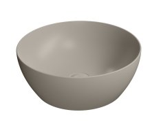 Gsi Pura Keramické Umyvadlo Na Desku, Průměr 42cm, Tortora Mat