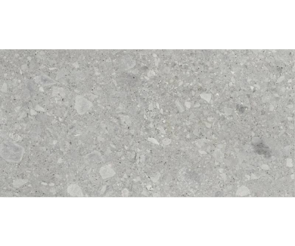Dlažba jako terrazzo Colorker Native Grey 59,5x119x2 Rett., Matt - šedá