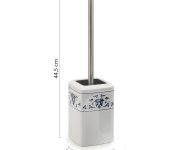 Gedy Cixi Wc štětka Na Postavení, Porcelán, Bílá/modrá