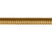 Sapho Připojovací Nerezová Trubička, Vlnovec, M10x3/8", 40cm, Zlato Mat