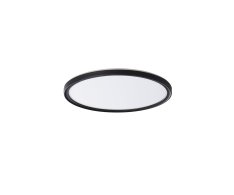 Miledo Azpo Stropní Led Svítidlo, ø 225mm, 11,8w, 3000/4000/6000k, Ip54, černá Mat