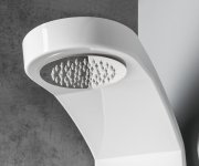 Polysan Mola Termostatický Sprchový Panel Rohový 210x1300mm, Bílá