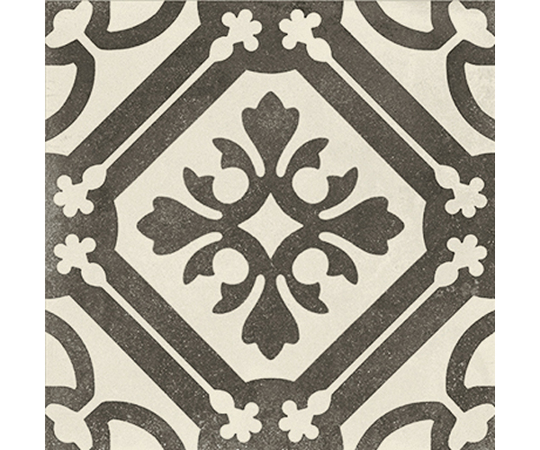 Retro dlažba Elios D_Esign Evo Decor P. Ducale B&W Sogg. B 20x20