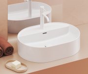 Umyvadlová stojánková baterie Espirit BeCool ES 012.01 - ES 012.11WV Umyvadlová stojánková baterie BeCool 190 mm bez výpusti, White Velvet X070395