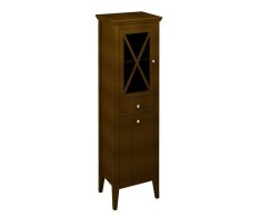 Sapho Cross Skříňka Vysoká S Prádelním Košem 49x170x39cm, Levá, Buk