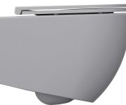 Isvea Infinity Závěsná Wc Mísa, Rimless, 36,5x53cm, Stone Grey