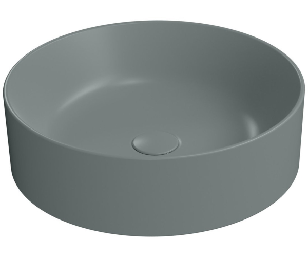 Gsi Kube X Keramické Umyvadlo Na Desku, Průměr 45cm, Agave Mat