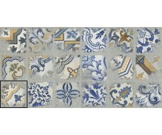 APE Antico Casale Nesso Cenere Mix Rett. 20X20