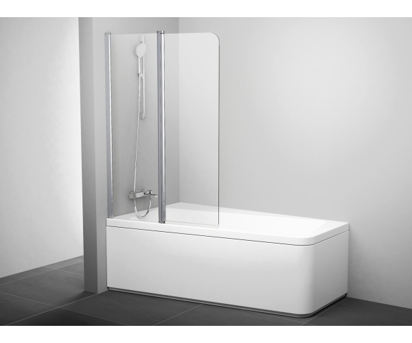 Vanová zástěna 10CVS2 - 10CVS2 100 L, satin+transparent