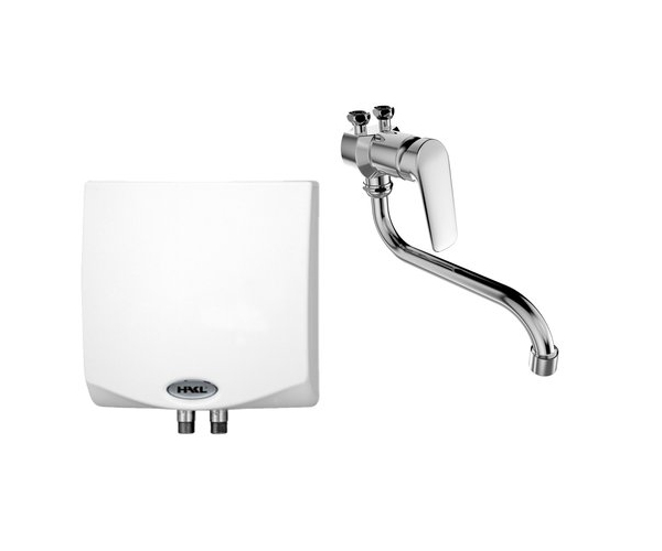 Průtokový Tlakový Ohřívač Vody Mk1, Příkon 5,5 Kw, S Pákovou Stěnovou Baterií