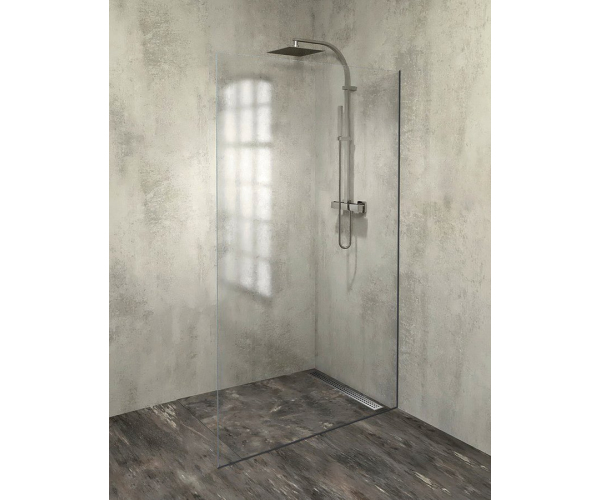 Polysan Architex Sada Pro Uchycení Skla, Podlaha-stěna, Max. š. 1200mm, černá Mat