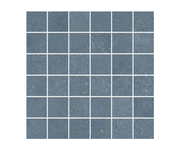 Mozaika jako beton Cerdomus Concrete Art Mosaico Avio 30x30 Matt.  - modrá