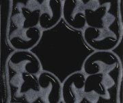 Vzorovaný dekor Aleluia Urban Atelier Decor Glam Preto 10x10
