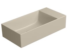 Gsi Kube X Keramické Umývátko 50x25cm, Bez Otvoru, Pravé/levé, Creta Mat