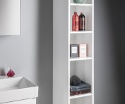 Sapho Espace Otevřená Policová Skříňka 30x172x32cm, Bílá
