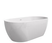 Vana Freedom O - Vana Freedom O 169x80, volně stojící, bílá, krytka odtoku bílá/černá/chrom XC00100020