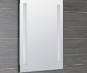 Aqualine Zrcadlo S Led Osvětlením 50x70cm, Kolébkový Vypínač