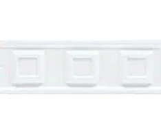 Grazia Boiserie Square Bianco 6,5x20 Matt.