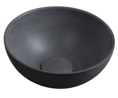 Sapho Minor Betonové Umývátko Na Desku, ø 26cm, Antracit Mat